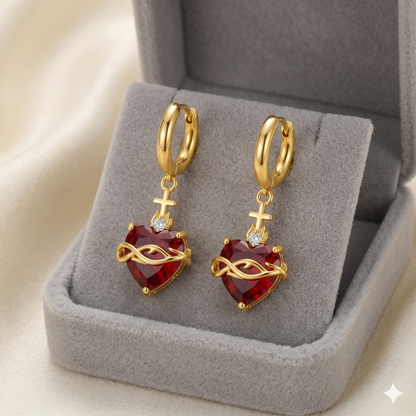 Sacred Heart of Jesus Earrings