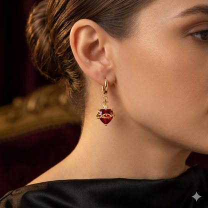 Sacred Heart of Jesus Earrings