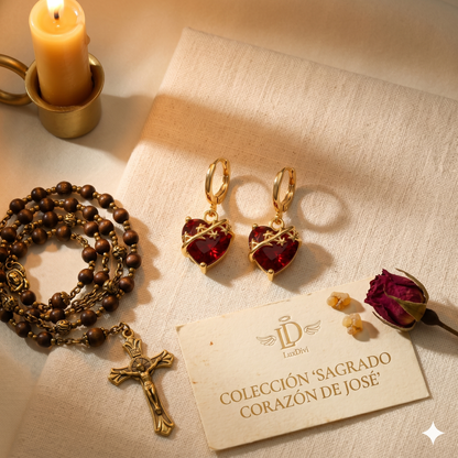 St. Joseph Sacred Heart Earrings