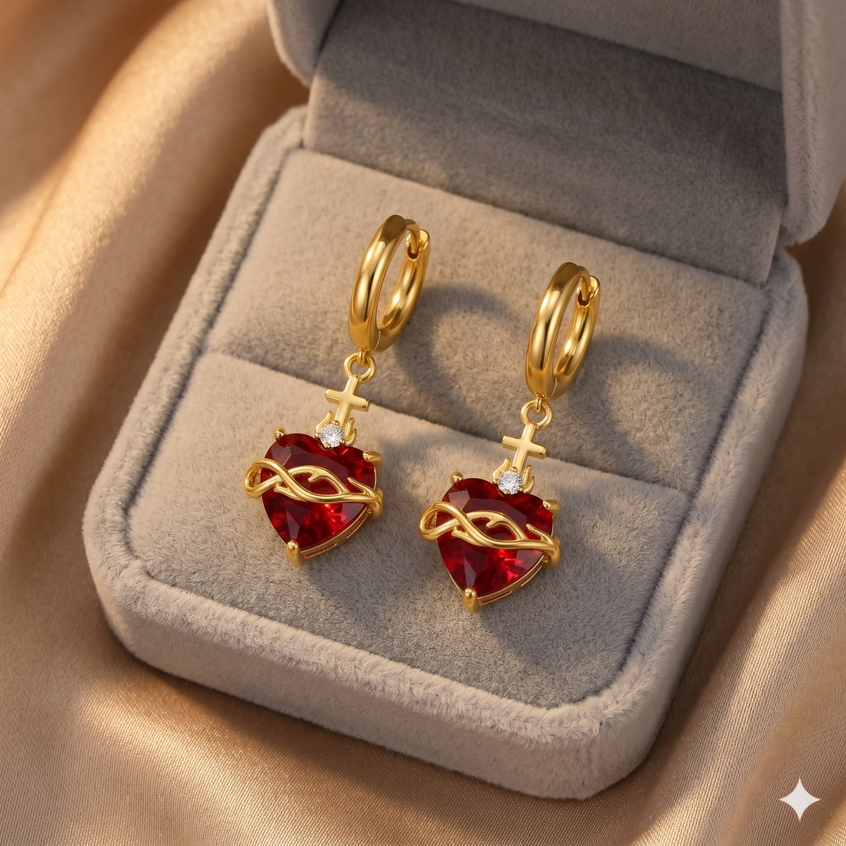 Sacred Heart of Jesus Earrings