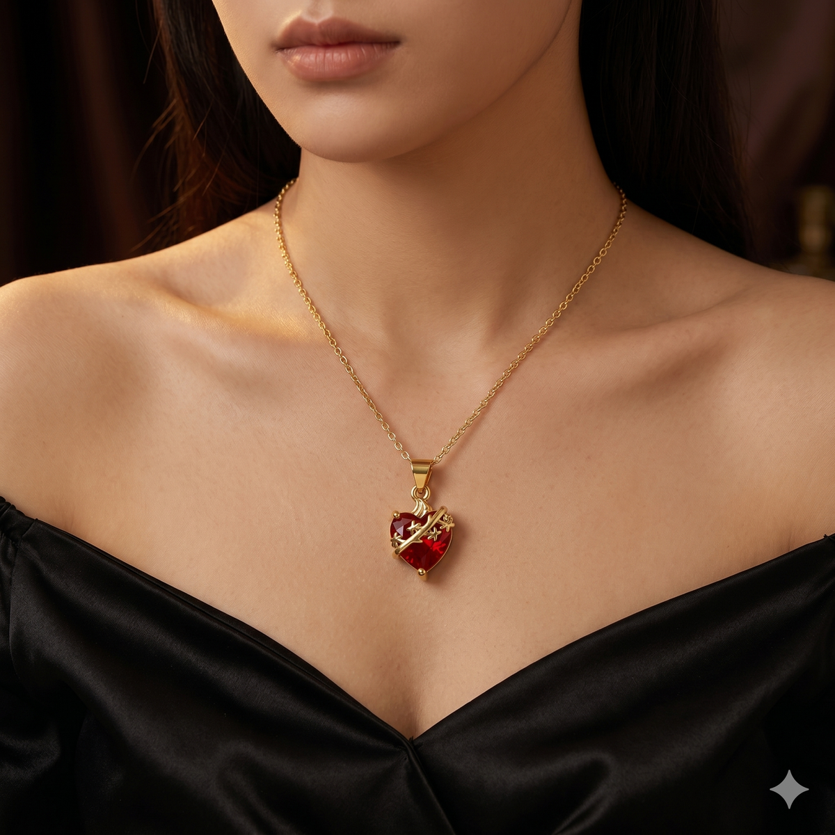 St. Joseph Light Necklace: Sacred Heart of St. Joseph