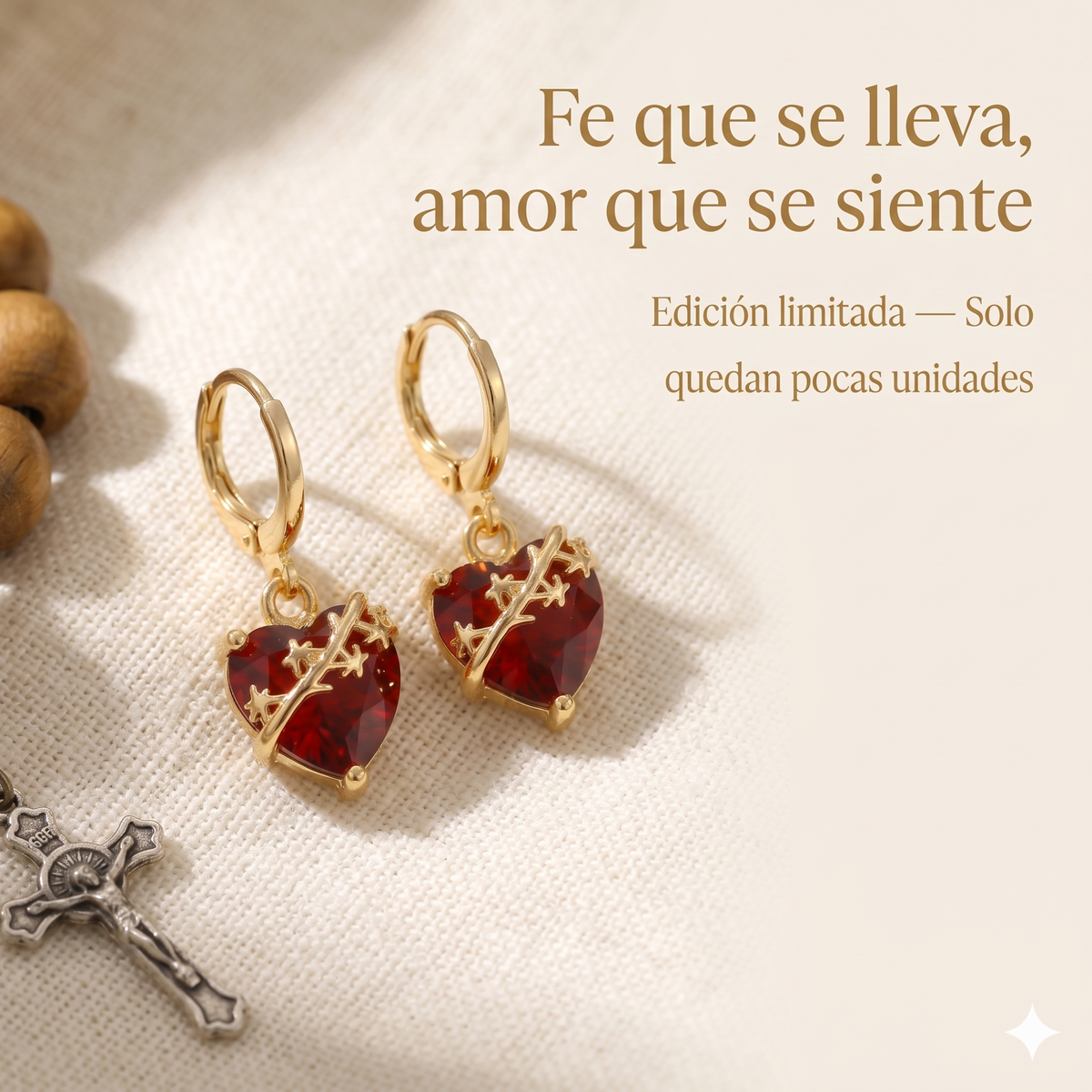 St. Joseph Sacred Heart Earrings
