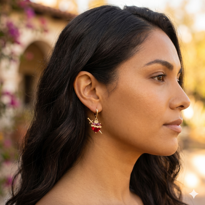 Immaculate Heart of Mary Earrings