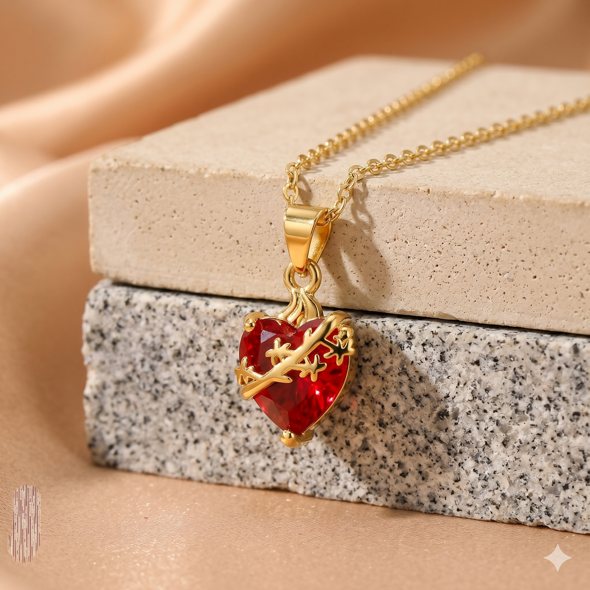 St. Joseph Light Necklace: Sacred Heart of St. Joseph