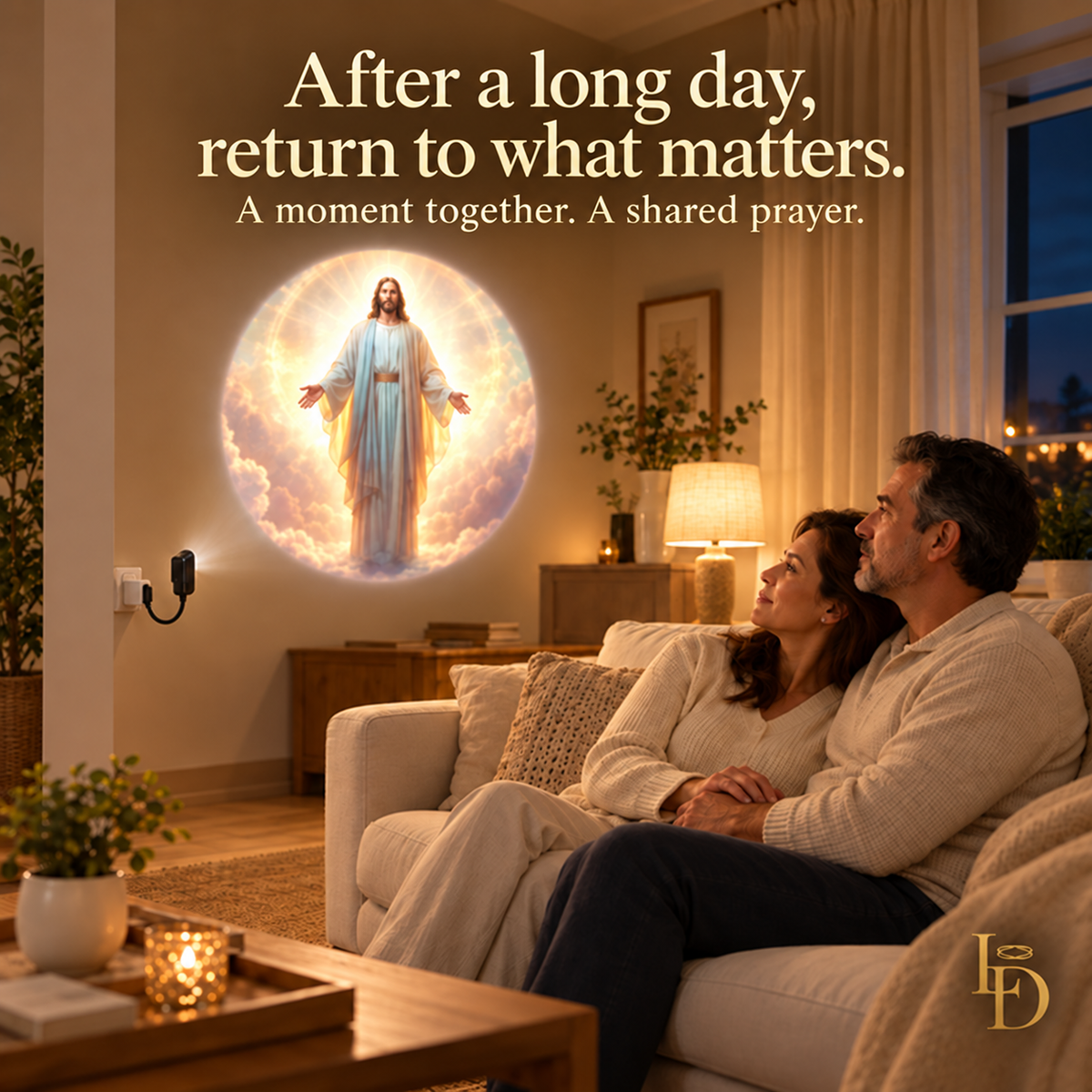 Light of Grace: Faith & Hope Projector