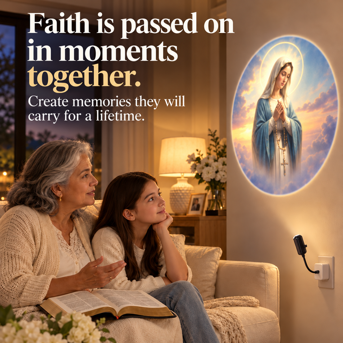Light of Grace: Faith & Hope Projector