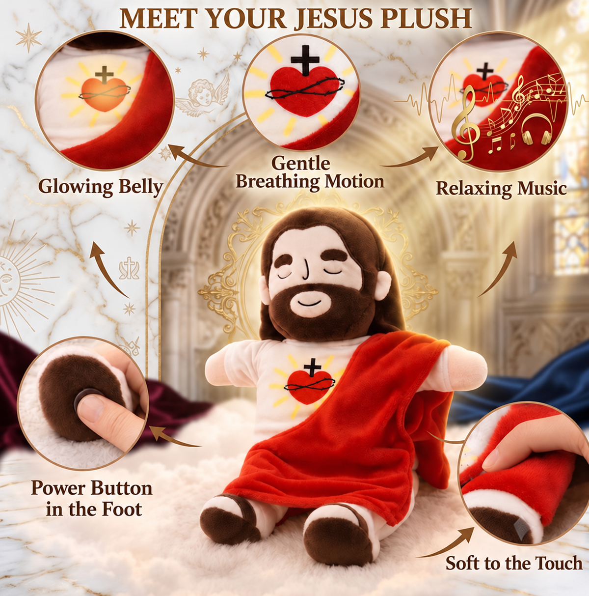 Light of Christ Plush Doll
