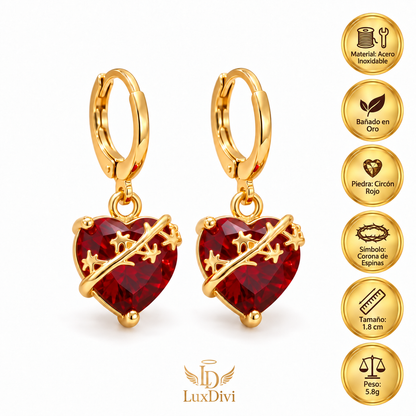 St. Joseph Sacred Heart Earrings