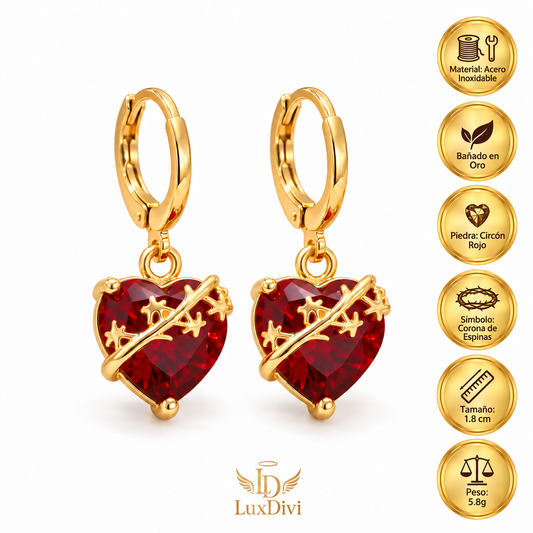 St. Joseph Sacred Heart Earrings