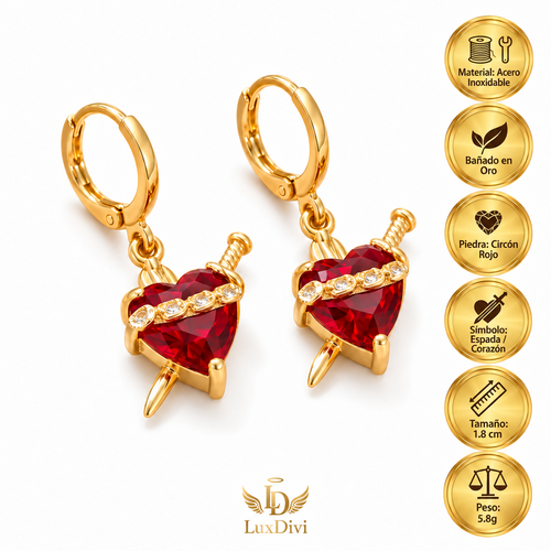 Immaculate Heart of Mary Earrings